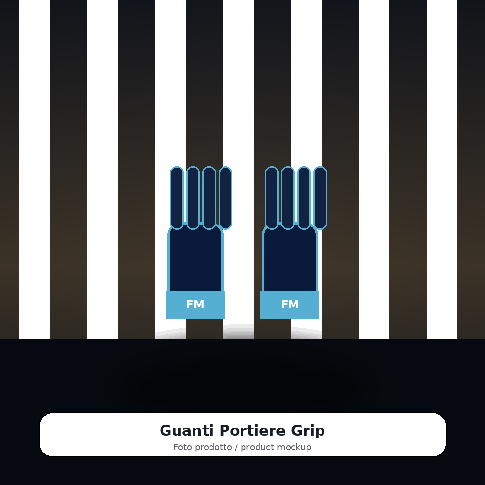 Guanti Portiere Grip mockup
