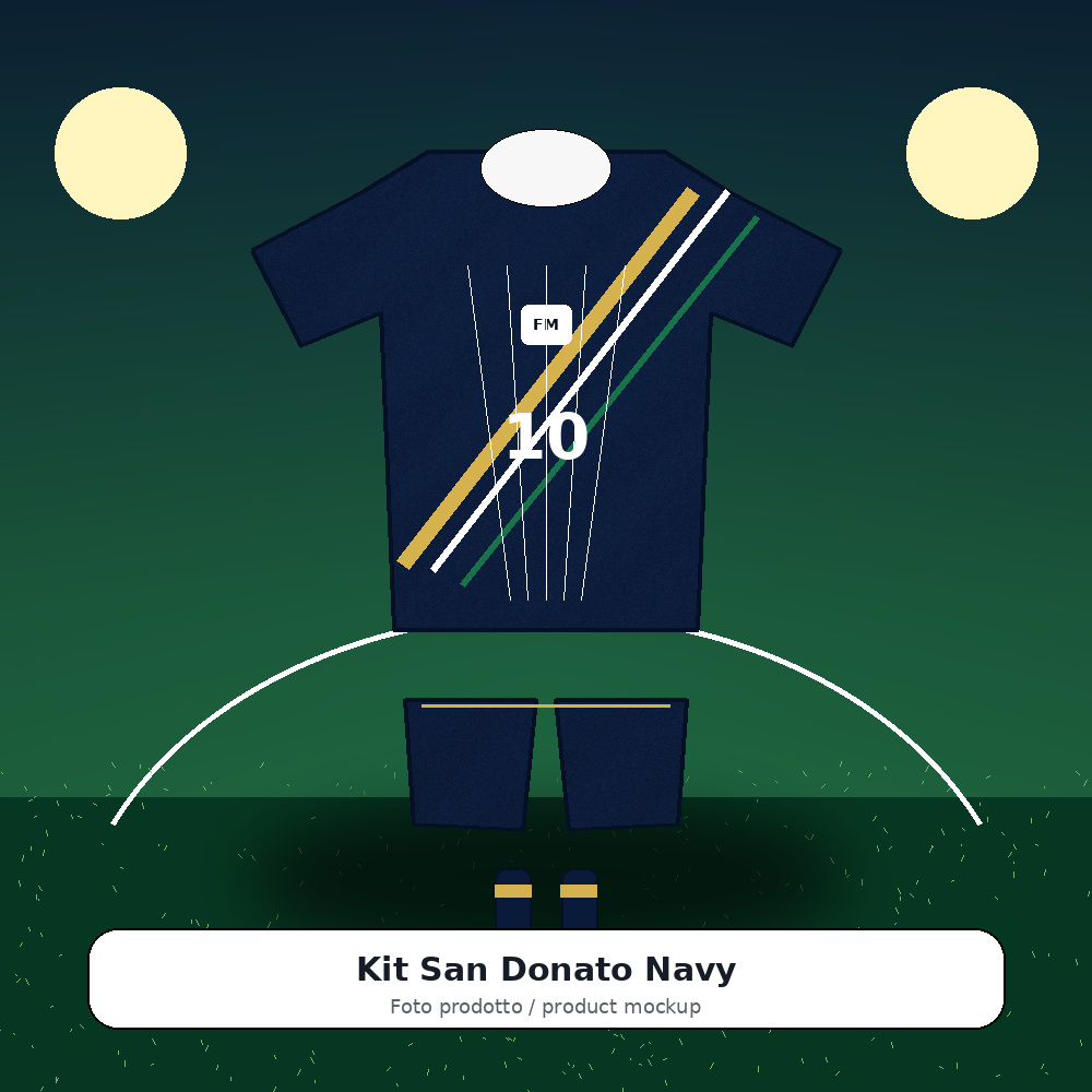 San Donato Navy Set mockup