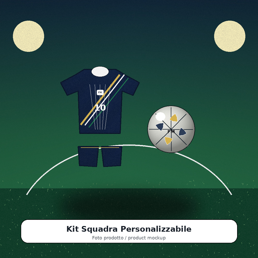 Kit Squadra Personalizzabile mockup