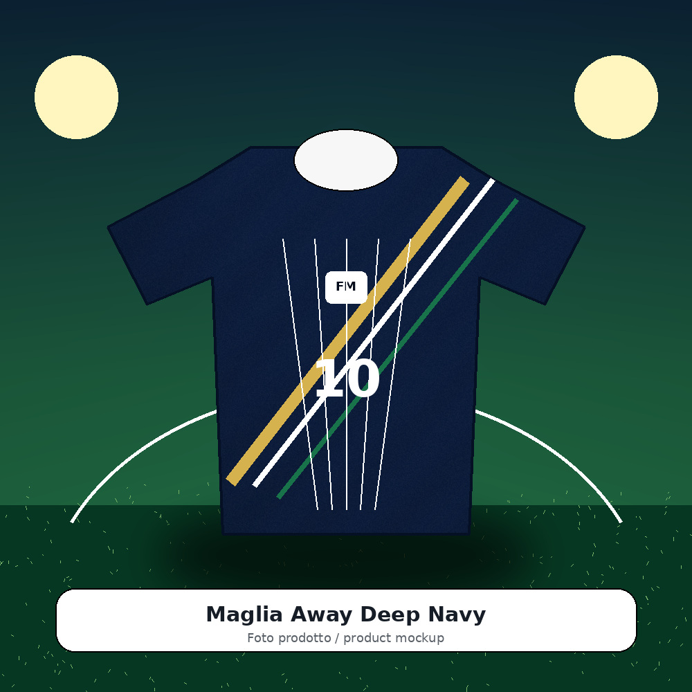 Maglia Away Deep Navy mockup