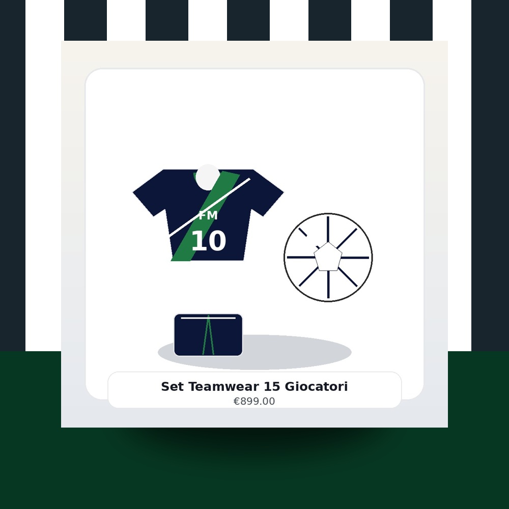 Teamwear Set 15 Spieler mockup